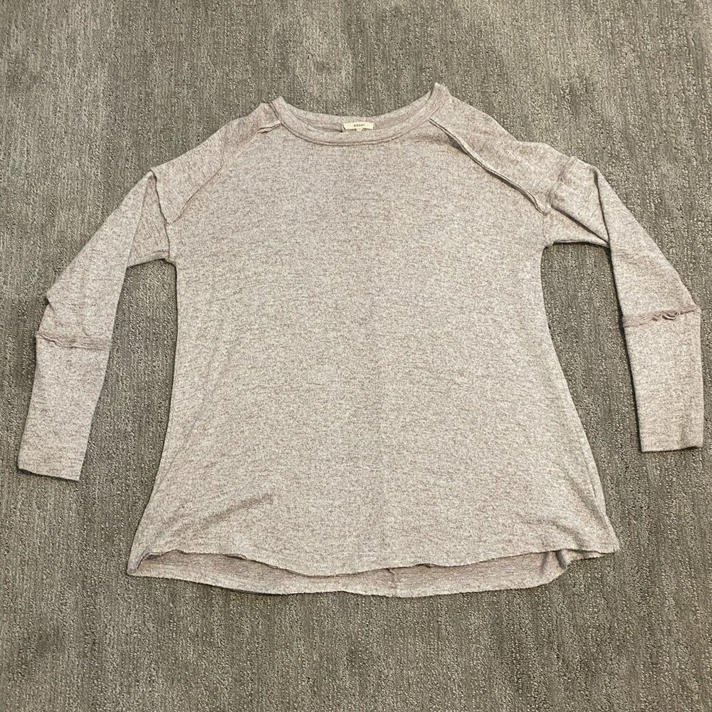 Oversized Long Sleeve Thermal | Oatmeal